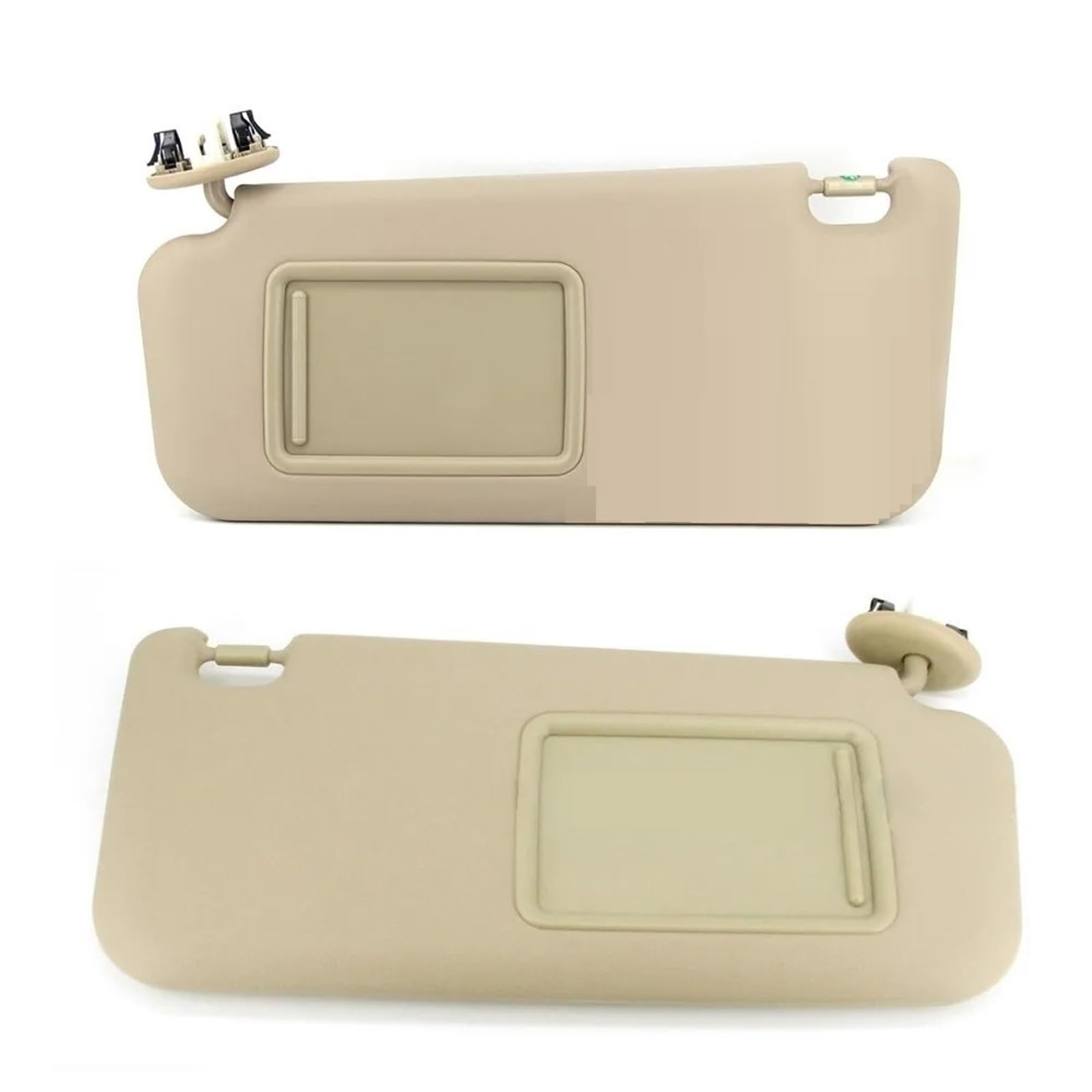 VHJIO for Toyota, for RAV4 Grau Beige Sonnenblende Links Rechts Seite Auto Sonnenblende Schatten Fahrerseite 2006 2007 2008 2009 2010 2011 2012 Sonnenblenden(A Pair of Beige) von VHJIO