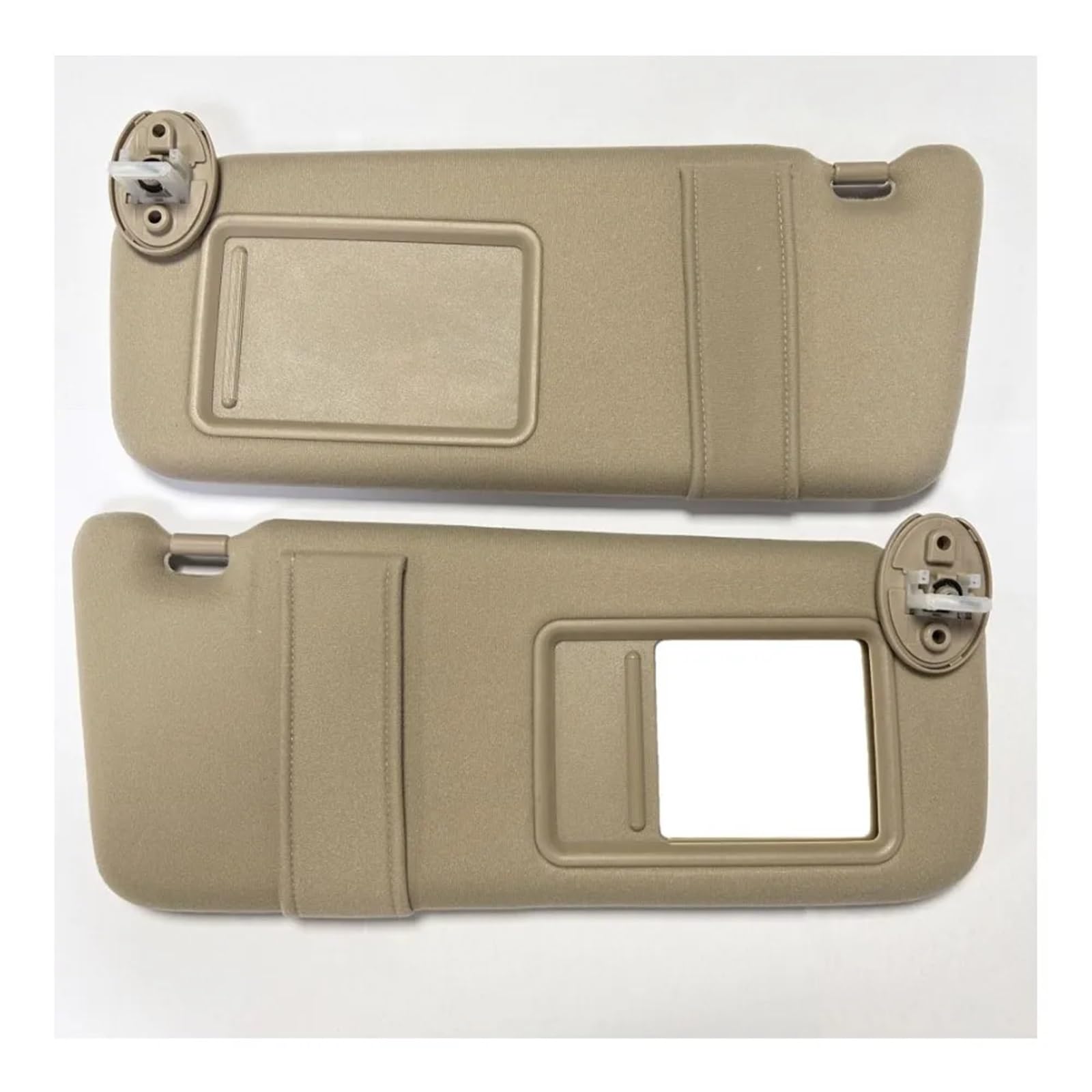 VHJIO for Toyota, for Venza Auto-Sonnenblende, beige, grau, Links, rechts, Fahrerseite, Beifahrerseite, 2009 2010 2011 2012 2013 2014 2015 2016 Sonnenblenden(Beige Left and Right) von VHJIO