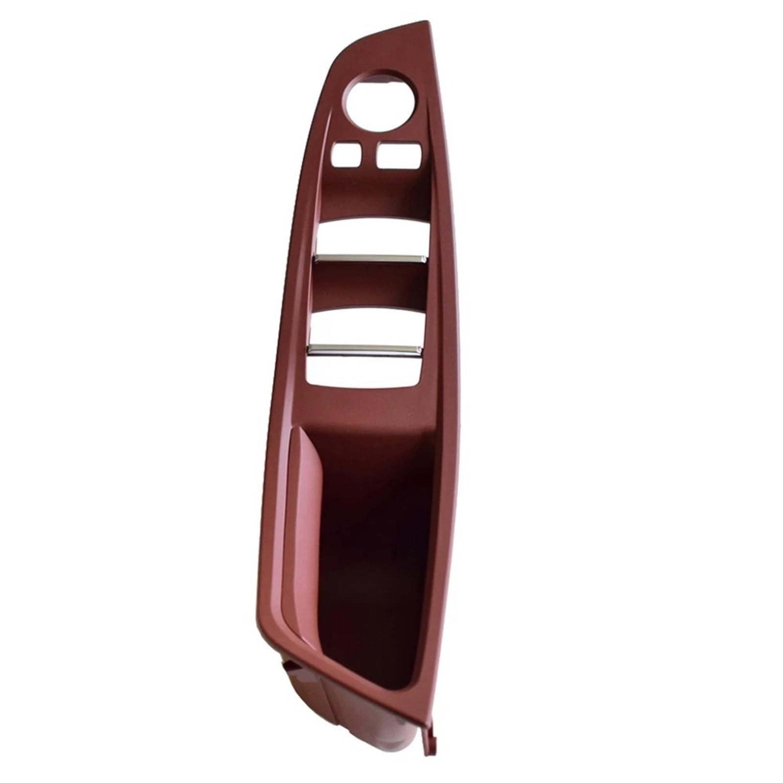 for BMW 5 Series F10 F11 Türinnengriff Tür vorne rechts Innentürverkleidung Fahrersitz Knopfschalter Rahmenaufbewahrung Autotürgriffe(Wine Red-RHD) von VHJIO