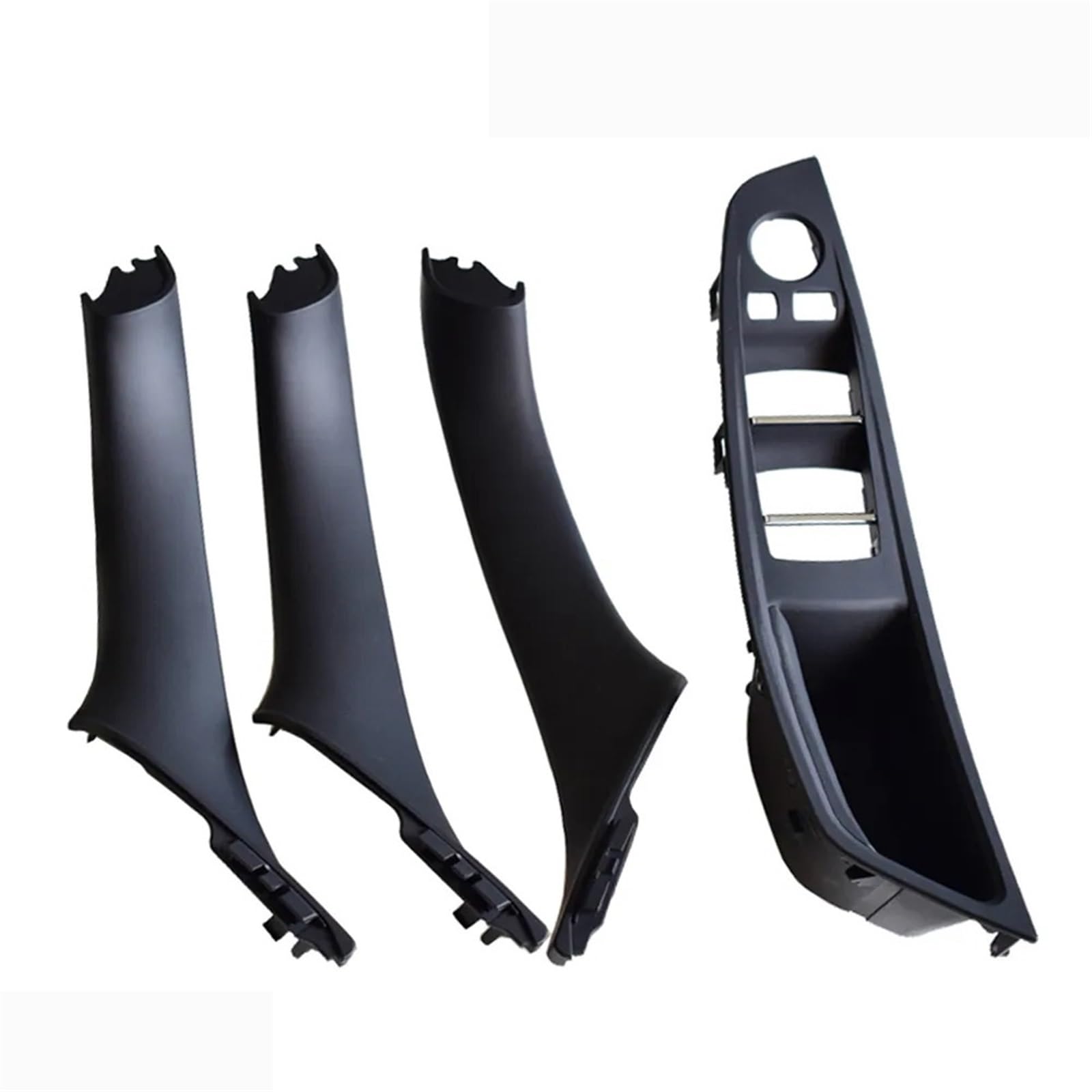 for BMW F10 F11 F18 2010-2016 RHD Vorne Rechts Auto Fahrersitz Armlehne Innentürgriff Innenverkleidung Pull Trim Abdeckung 4 7 Stücke 51417225851 Autotürgriffe(Black-4Pcs) von VHJIO