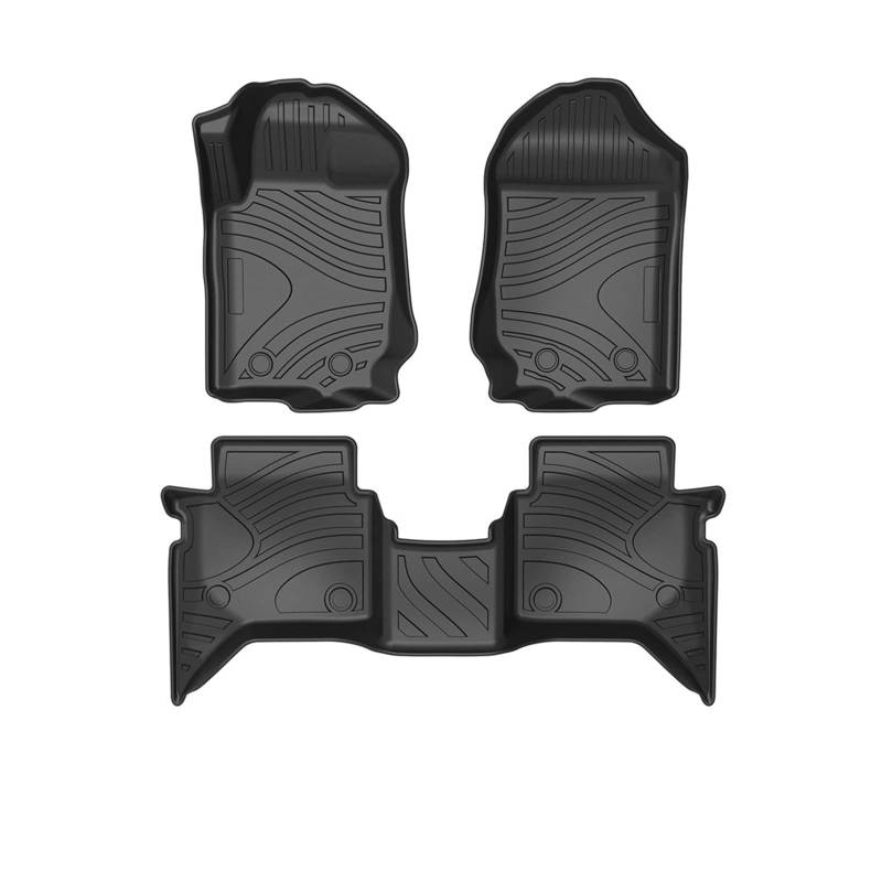 Auto Fußmatten All-Weather TPE Fußmatten Pad Tray Mat Interieur Zubehör Kompatibel mit RANGER 2015-2020 LHD RHD Auto(RANGER 15-20 LHD) von VHRMZJYCN