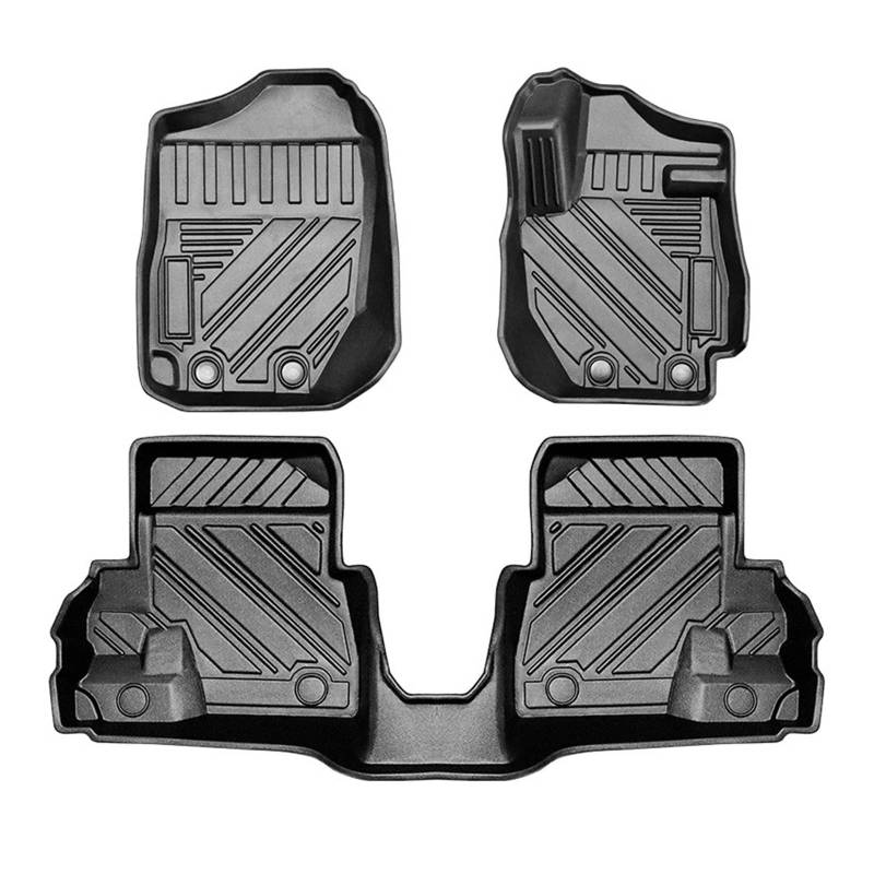 Auto Fußmatten TPE 3D Fuß Pad Auto Interieur Boden Liner 4x4 Zubehör Kompatibel Mit Suzuki Jimny JB74 JB64 2019-2022(Right hand drive AT) von VHRMZJYCN