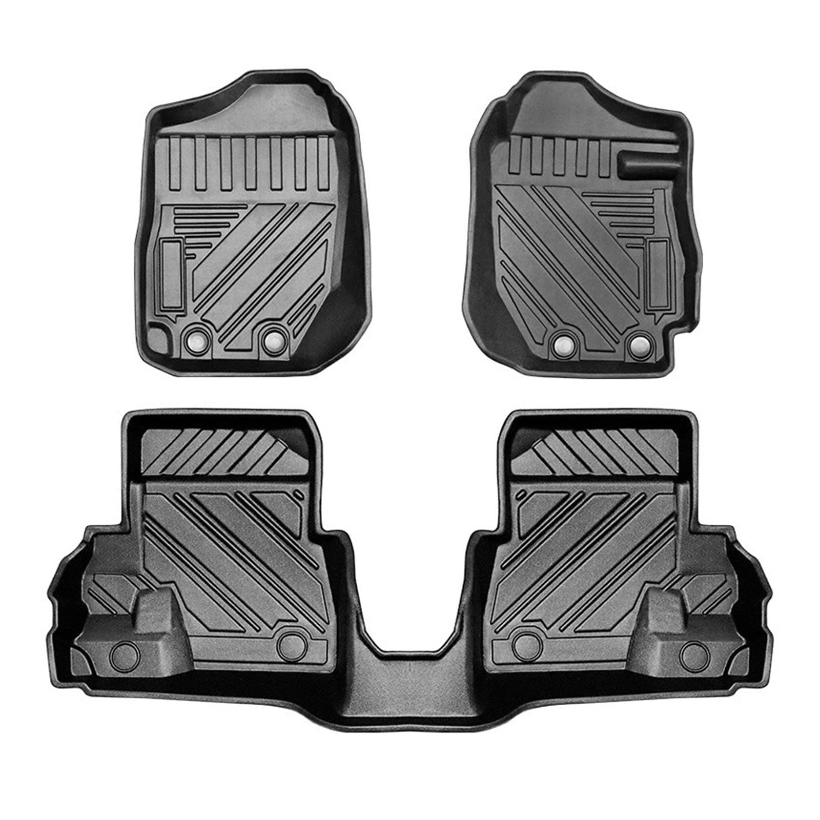 Auto Fußmatten TPE 3D Fuß Pad Auto Interieur Boden Liner 4x4 Zubehör Kompatibel Mit Suzuki Jimny JB74 JB64 2019-2022(Right hand drive MT) von VHRMZJYCN