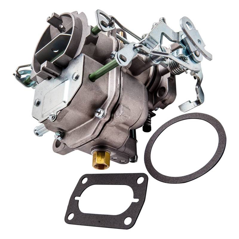 CARB Vergaser vorne kompatibel mit DODGE 273-318 Motor 2BBL, kompatibel mit Vergaser 1972-1975, Aluminium, 66 mm, direkter Ersatz von VHRMZJYCN