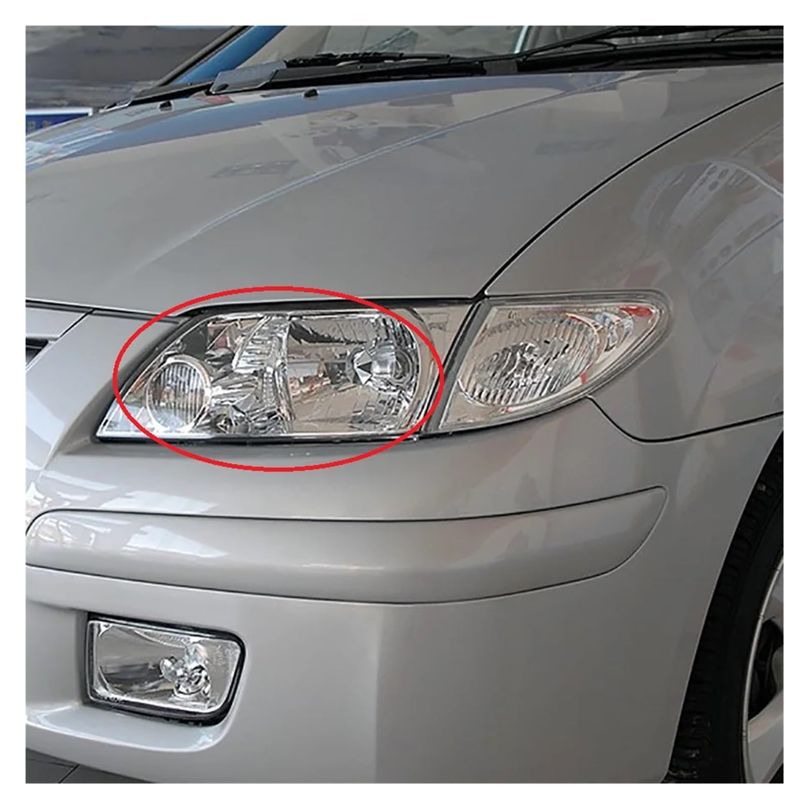 Headlamp Lens Compatible With Mazda Premacy 2003-2008 Plastic Cover Transparent Shell Headlight Glass Replace The Lampshades(1pcs left side) von VHRMZJYCN