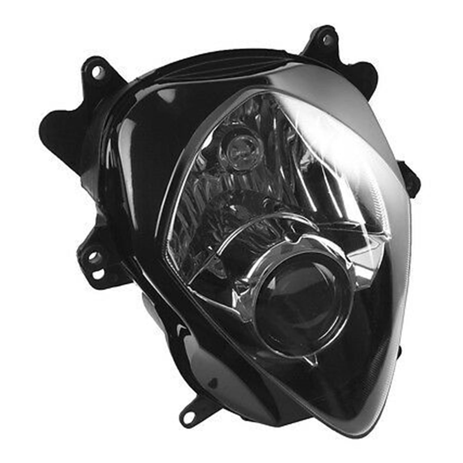 Motorcycle Front Headlight Assembly Headlamp Light Compatible With Suzuki GSXR1000 2007-2008 K7 K8 Black Clear von VHRMZJYCN