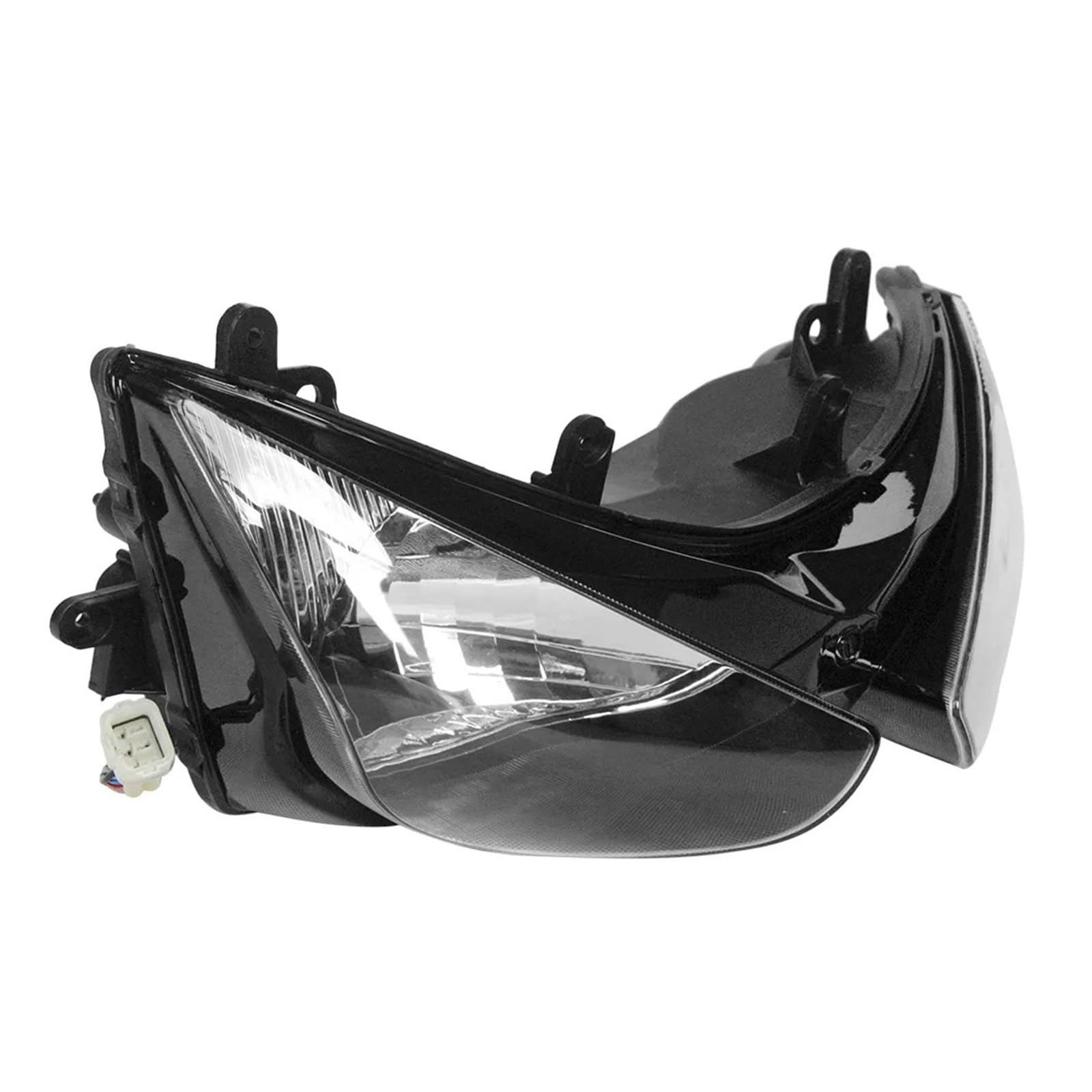 Motorcycle Front Headlight Compatible With Kawasaki Ninja ZX6R 2005 2006 ZX-6R, Lighting Headlamp Lamp, Black Color von VHRMZJYCN