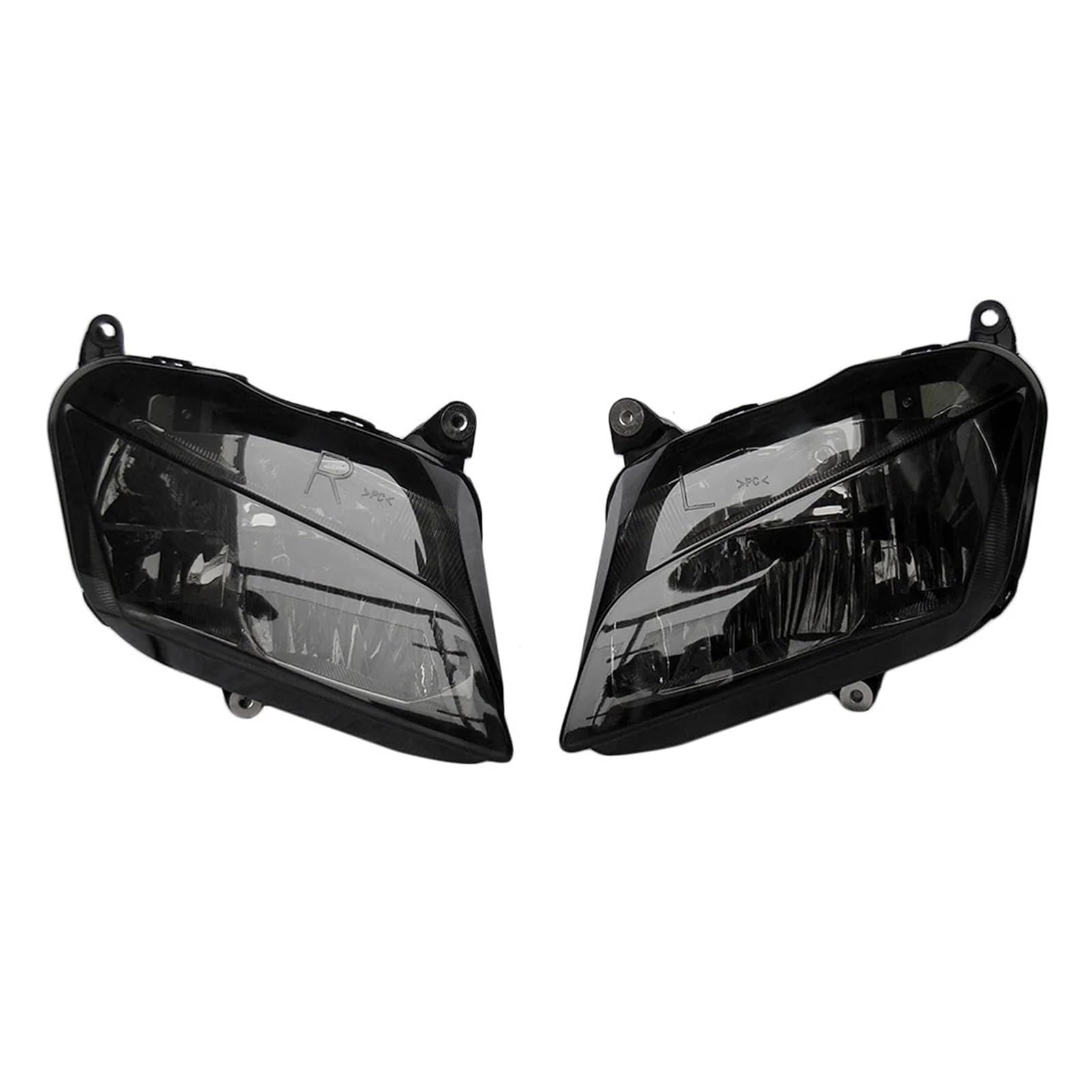 Motorcycle Front Headlight Headlamp Lighting Assembly Compatible With CBR600RR F5 2007 2008 2009 2010 2011 2012 CBR 600RR(Smoke) von VHRMZJYCN