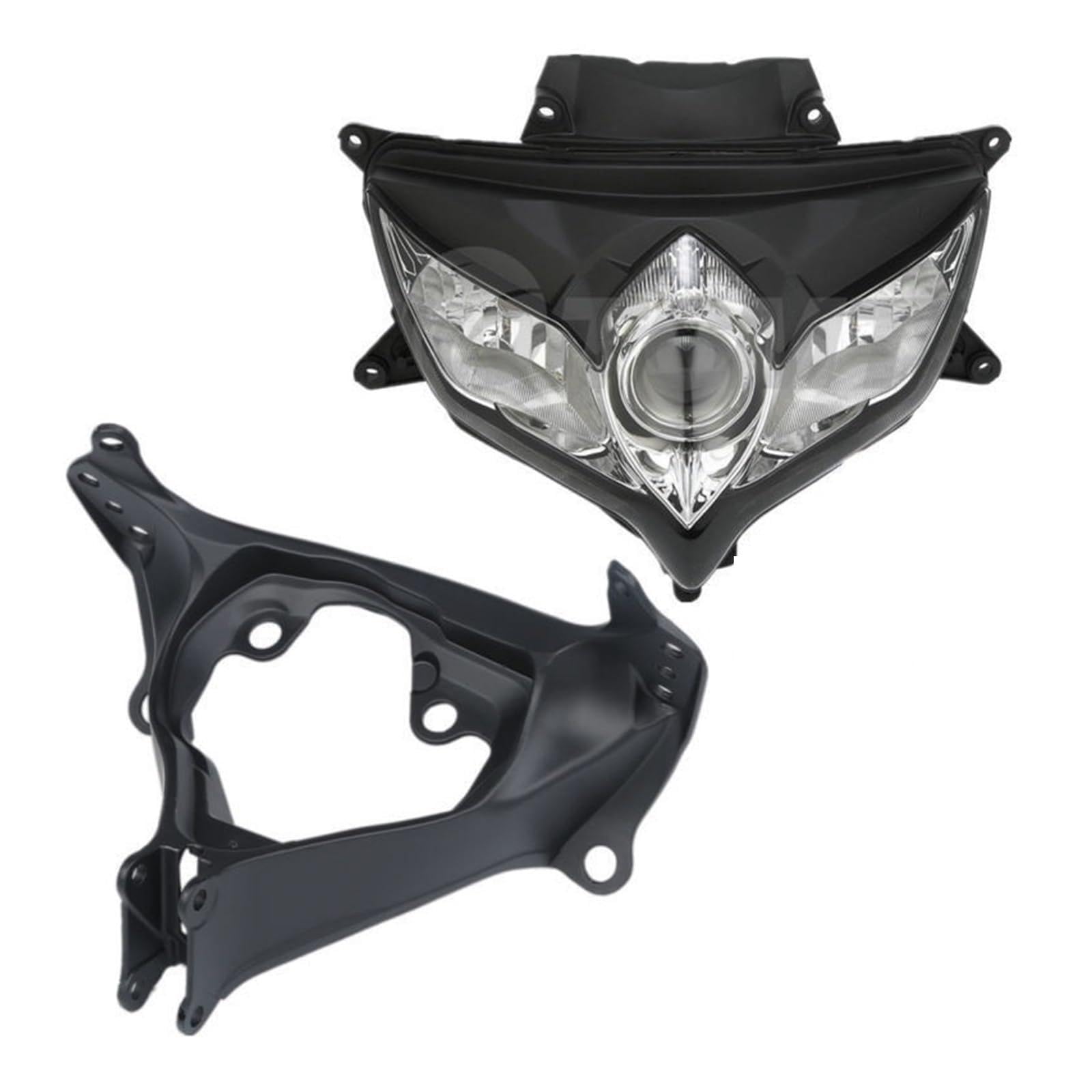 Motorcycle Front Headlight Upper Fairing Stay Bracket Compatible With Suzuki GSXR600 GSXR 750 2008-2010(One Set) von VHRMZJYCN