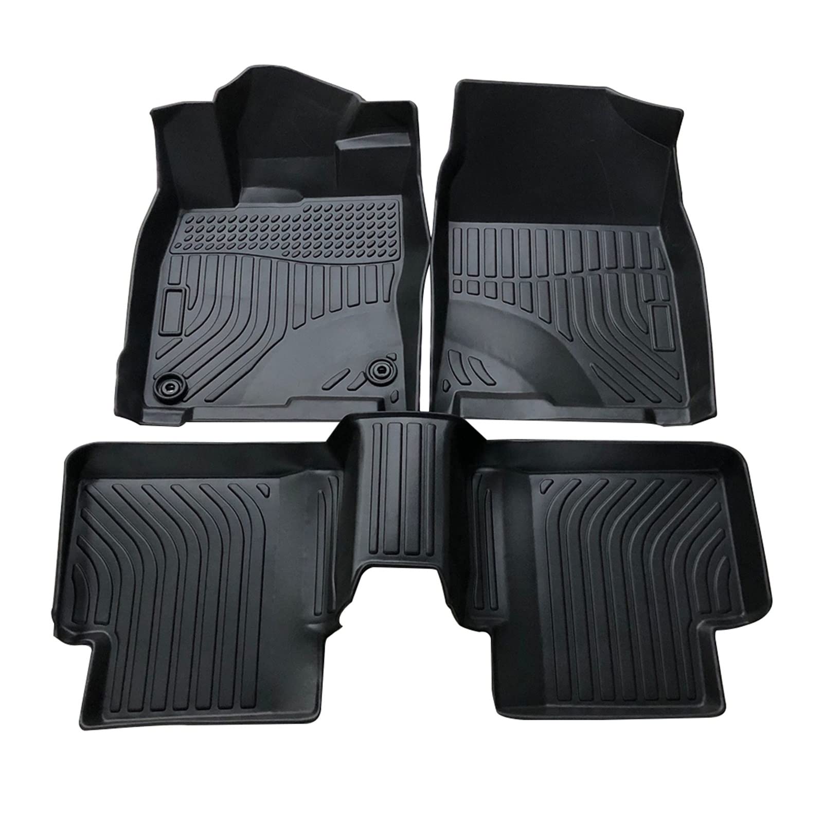 TPE Car Foot Pad Compatible With Jeep Compatible With WRANGLER Hybrid 4door 2021 Rubber Floor Mat Car Accessories von VHRMZJYCN