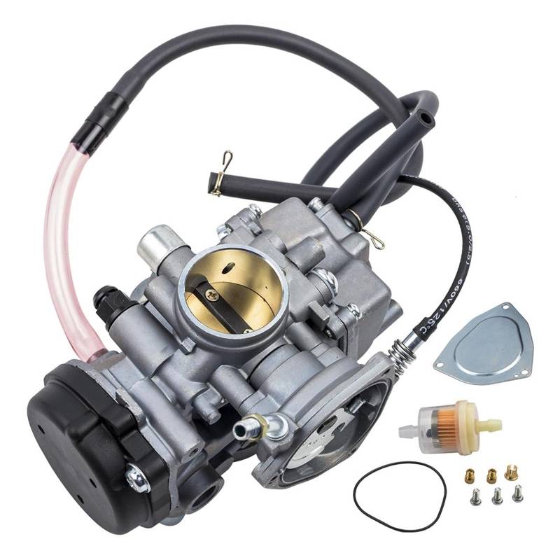 Vergaser, kompatibel mit Yamaha Warrior 350 YFM350X YFM350 X 1987-2004, kompatibel mit Big Bear Wolverine Kodiak 450 Grizzly 250 350 400 Carb von VHRMZJYCN