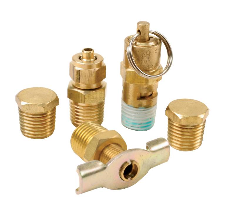 VIAIR 90005 Tank Port Fittings Kit, Gold von VIAIR