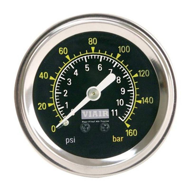 VIAIR 90085 160 PSI 3,8 cm Einzelnadel-Luftmessgerät von VIAIR