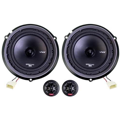 VIBE Optisound Lautsprecher-Upgrade-Kit kompatibel mit Renault Laguna III/Captur/Master - 6.5'' Frontlautsprecher von VIBE