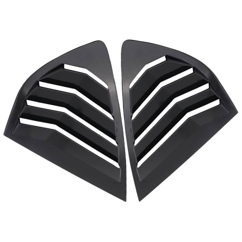 VICASKY Autofenster- Louvers Universal Carbon Faser- Hintere- Fenster- Louvers- Fenster- Scoop- Louvers- Entlüftungs- Scoop- Shadnusions- Jalousien Autozubehör Kompatibel für Mondeo 13-18 von VICASKY