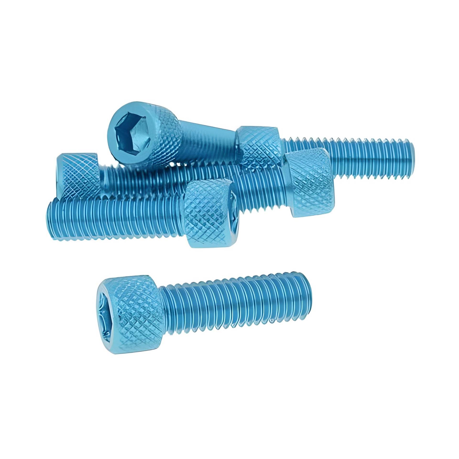 Screw Set 6 Pieces Hex Blue – M8 x 25 von Vicma