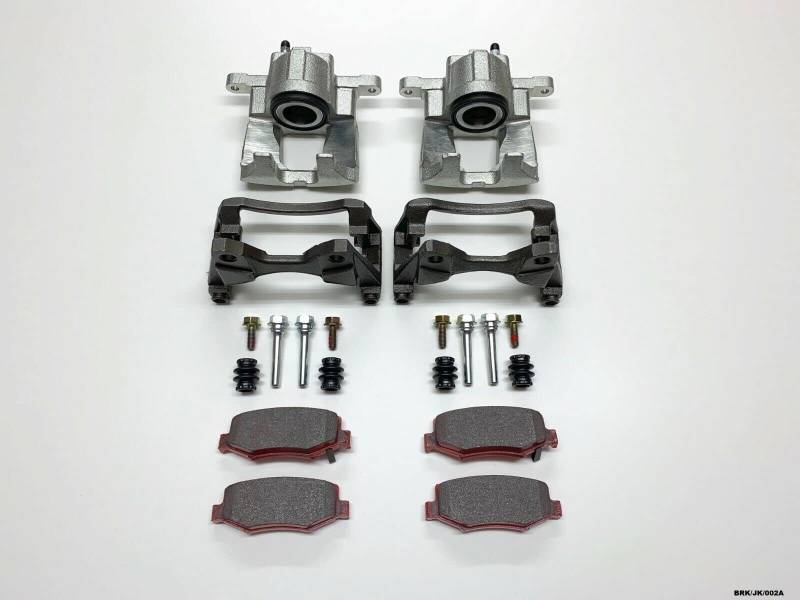 2 x Bremssattel und Bremsbeläge hinten kompatibel mit Jeep Wrangler JK 2007-2018 BRK/JK/002A von VIDARR