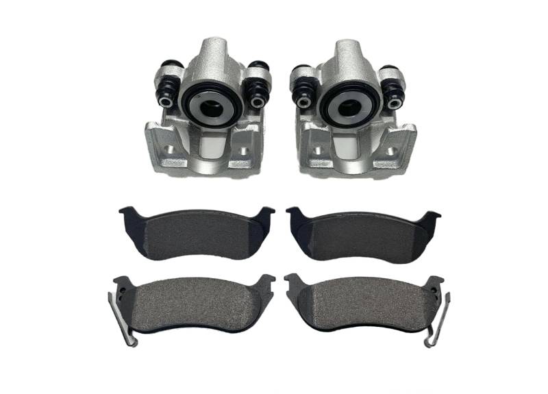 2 x Bremssattel und Bremsbeläge hinten kompatibel mit Jeep Wrangler TJ 2003-2006 BRK/TJ/001A von VIDARR