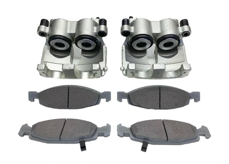 2 x Bremssattel und Bremsbeläge vorne kompatibel mit Jeep Grand Cherokee WJ 1999-2004 BRK/WJ/001A von VIDARR