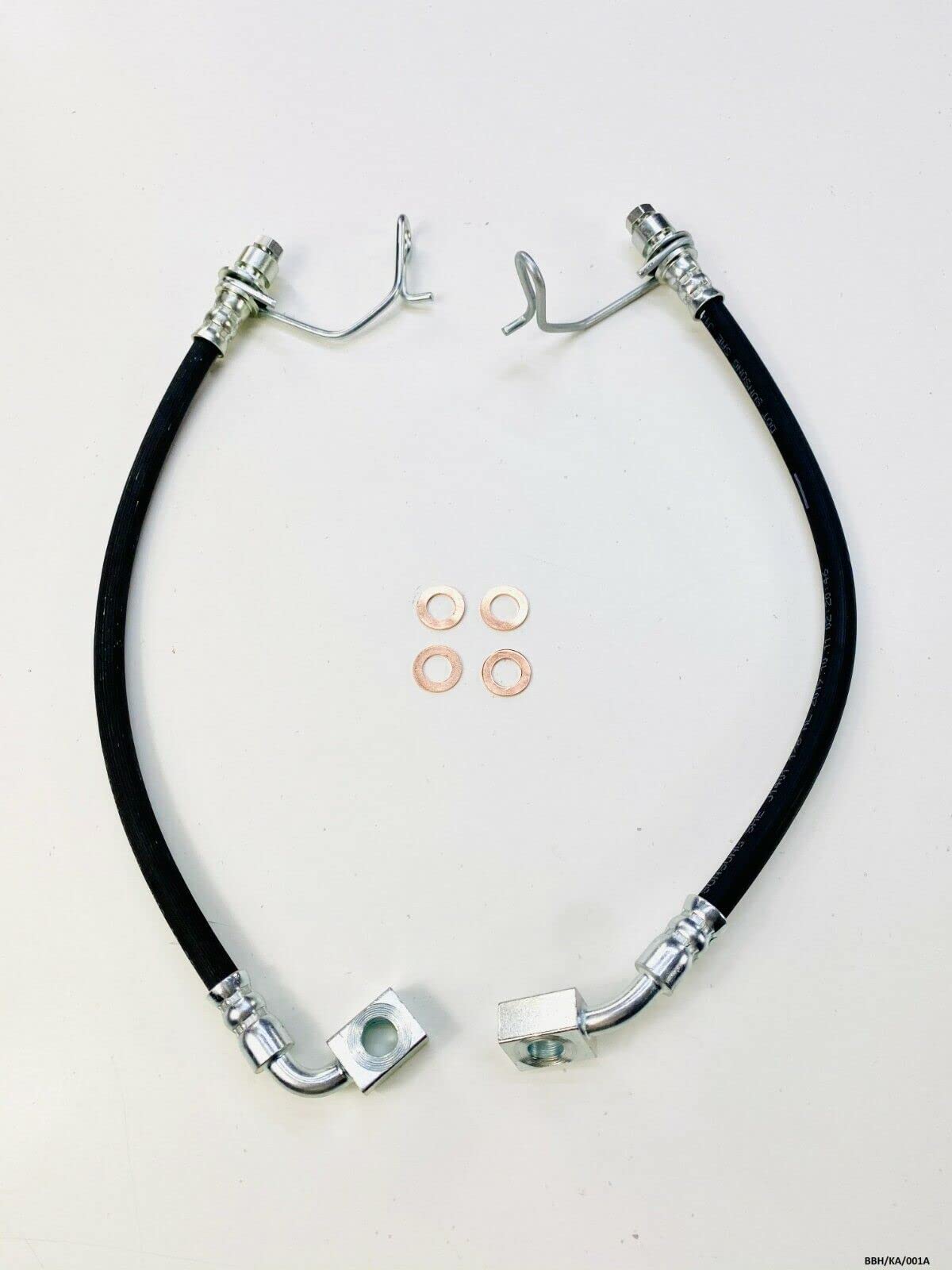 2 x Bremsschlauch hinten rechts & links kompatibel mit Dodge Nitro KA 2007-2011 BBH/KA/001A von VIDARR