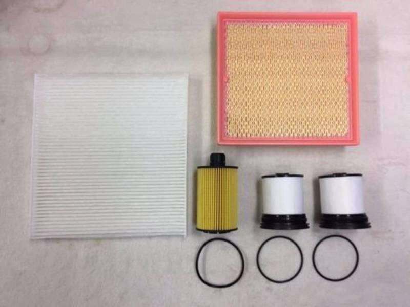 Filter Service KIT Kompatibel mit Jeep Grand Cherokee WK2 3.0CRD 2011-2017 FSK/WK/007A von VIDARR