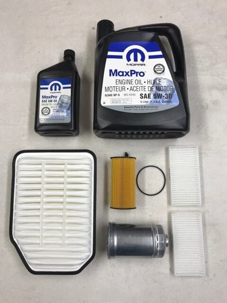 Motor Medium Service KIT Kompatibel mit Jeep Wrangler JK 2.8CRD 2011-2017 ESK/JK/005A 5W30 von VIDARR