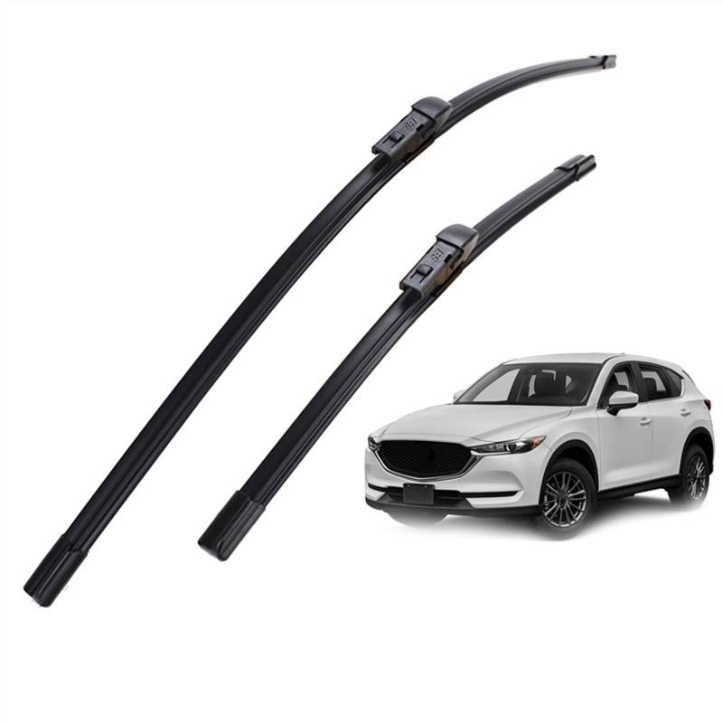 2 Stück Frontscheibe Scheibenwischerblätter Set Für Mazda CX-5 KF MK2 2017 2018 2019 Wischer 24 "+ 18" von VIDOJI