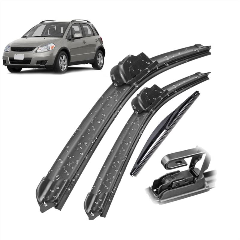 Scheibenwischer Vorne Und Hinten Wischerblätter Set Kit Für Suzuki SX4 S-Cross 2013-2020 2019 2018 Windschutzscheibe Windschutzscheibe 26 "14" 10 " von VIDOJI