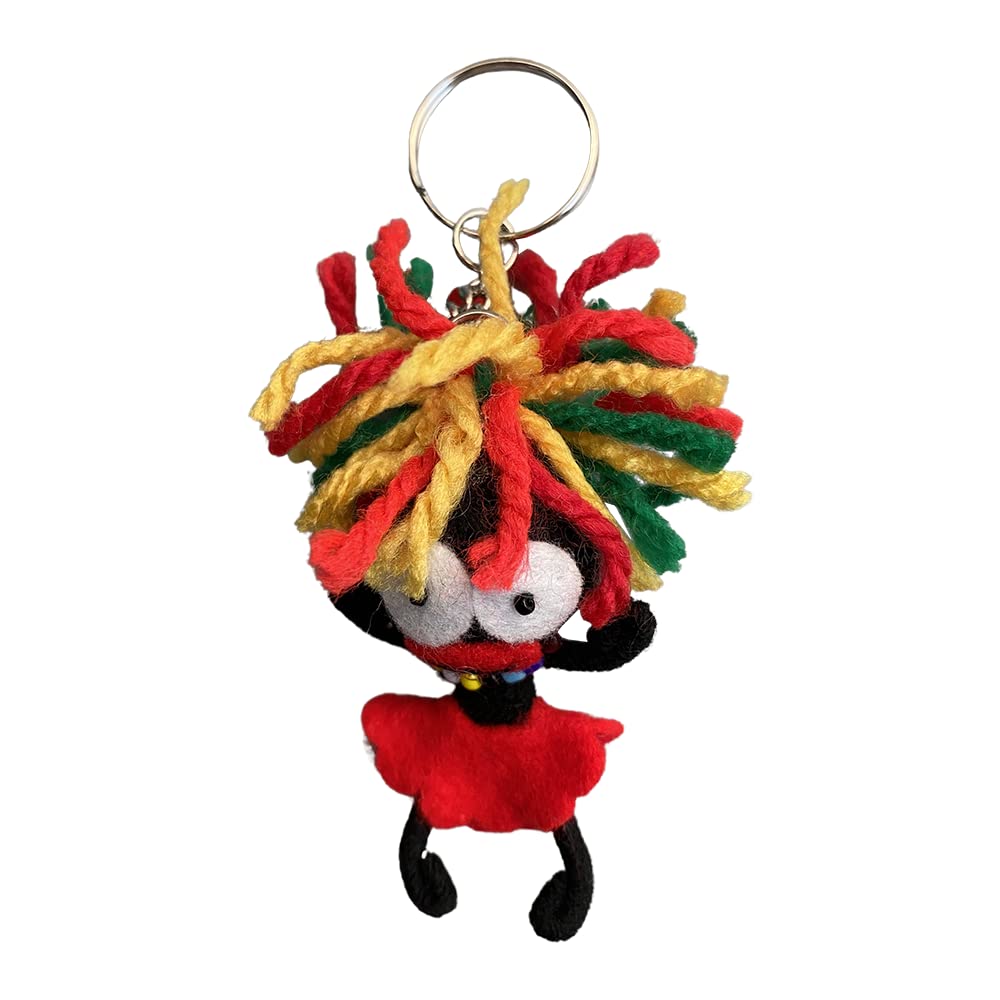 Jamaikanische Voodoo Schlüsselanhänger, 7 cm von VIE