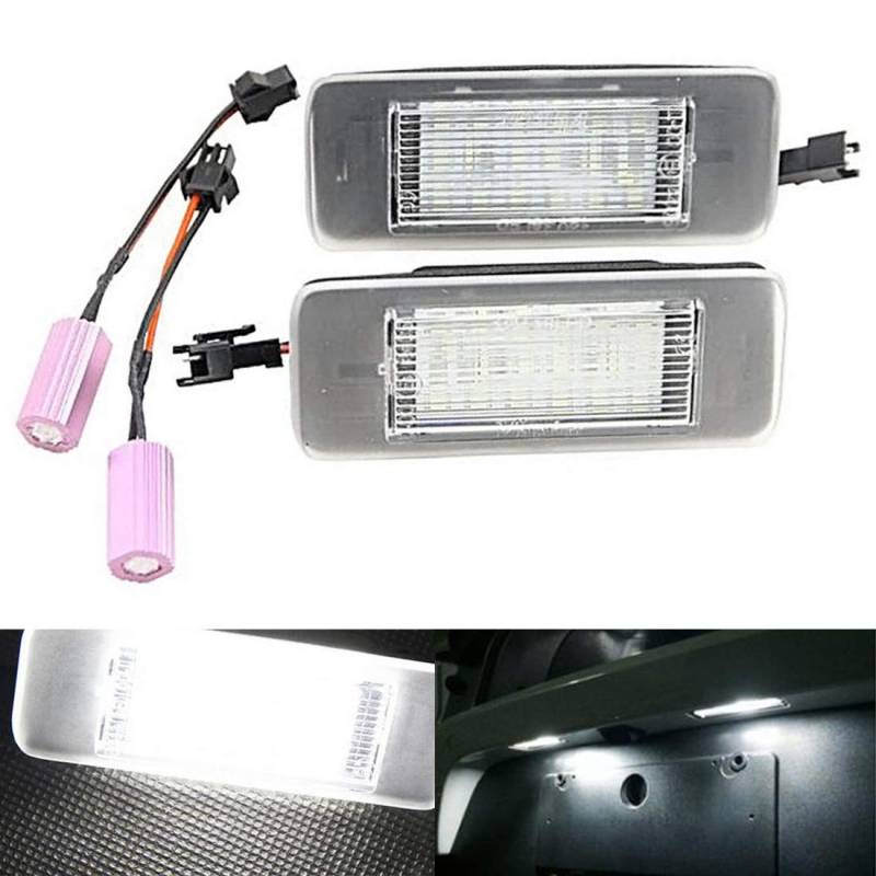 2pcs Auto 18 LED Kennzeichenbeleuchtung Nummernschildbeleuchtun Licht für O-pel Astra J Sports Tourer Estate 2009~2015 Zafira C, 18 LED Canbus 12V Bright Weiß Lampen Leuchtmittel von VIGORFLYRUN PARTS LTD