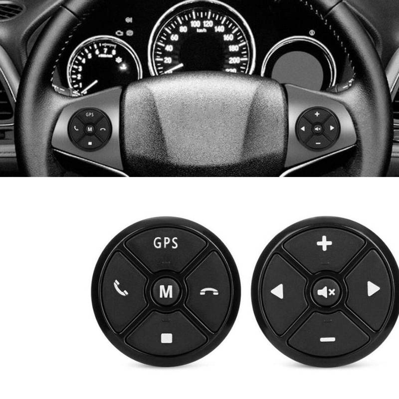 VIGORFLYRUN PARTS LTD Universal Lenkrad Fernbedienung Auto Button 4 Keys Multimedia 10-button für Auto 2 DIN DVD Mp5 Player Navigation von VIGORFLYRUN PARTS LTD