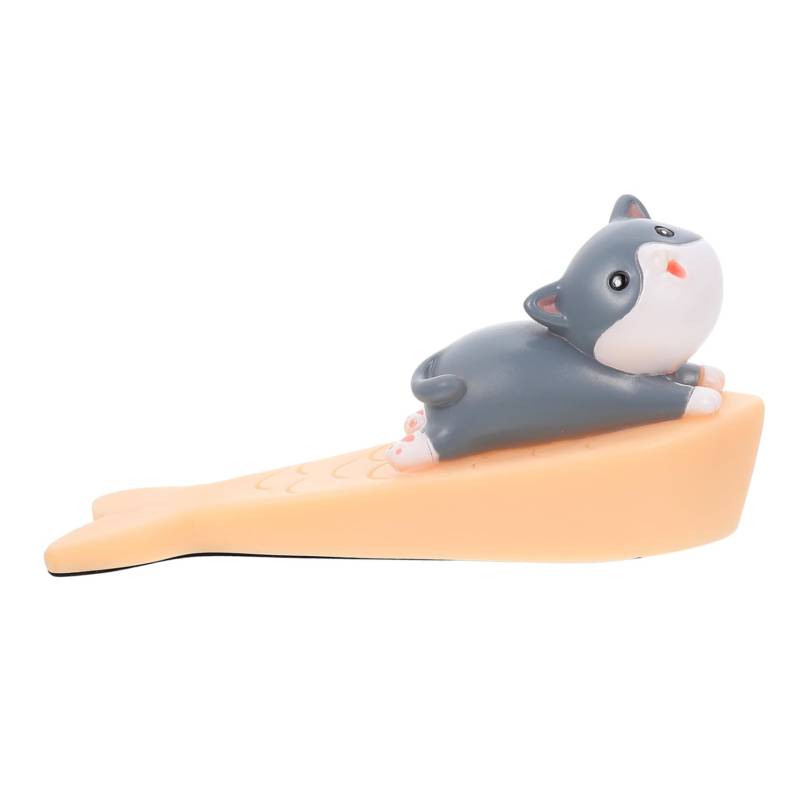 VILLCASE Cartoon-Türstopper Tier dekorativer Türstopper tierische Tür Türkeil für Katzen Schlösser sicherheitsleine für Cartoon-Tiere Sicherheitstürkeil PVC-Emaille von VILLCASE