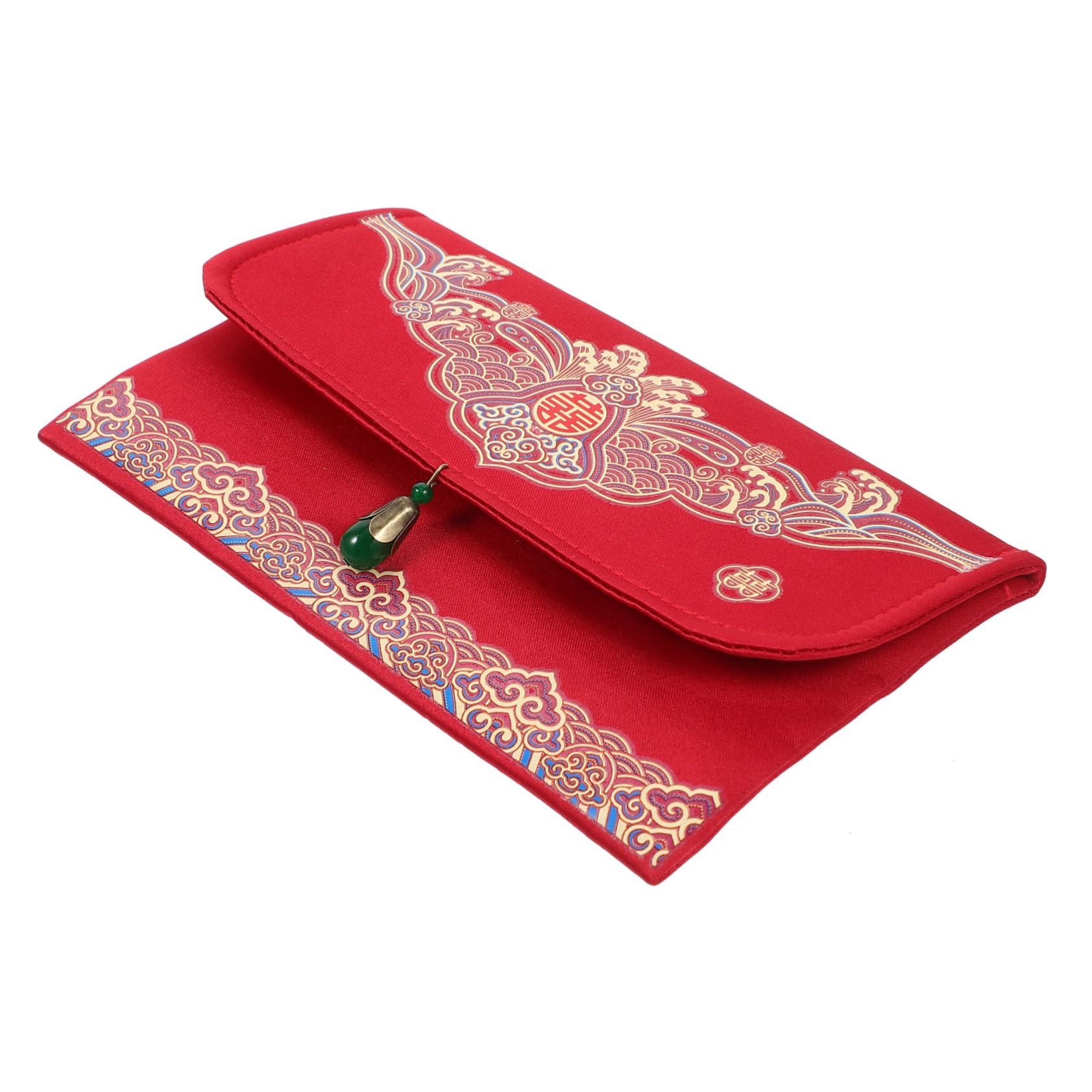 VILLCASE Chinesischer Roter Hochzeitsumschlag Chinesische Geldumschläge Rote Chinesische Geldpakete Traditionelles Chinesisches Hong Bao Stoff Roter Umschlag Umschläge Mit Geldmünzen von VILLCASE