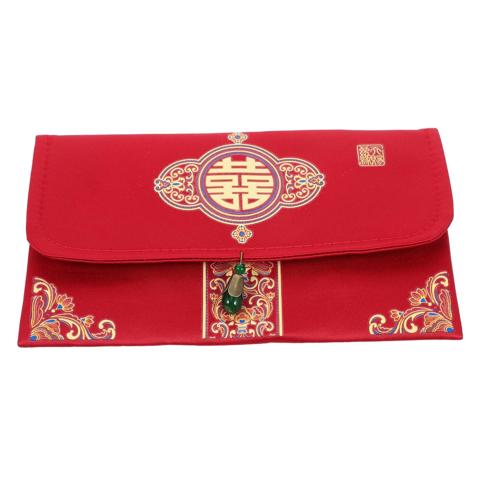 VILLCASE Chinesischer Roter Hochzeitsumschlag Chinesisches Rotes Paket Hochzeit Geldumschläge Chinesischer Einladungsumschlag Traditionelles Chinesisches Hong Bao Hochzeitsgeldpaket von VILLCASE