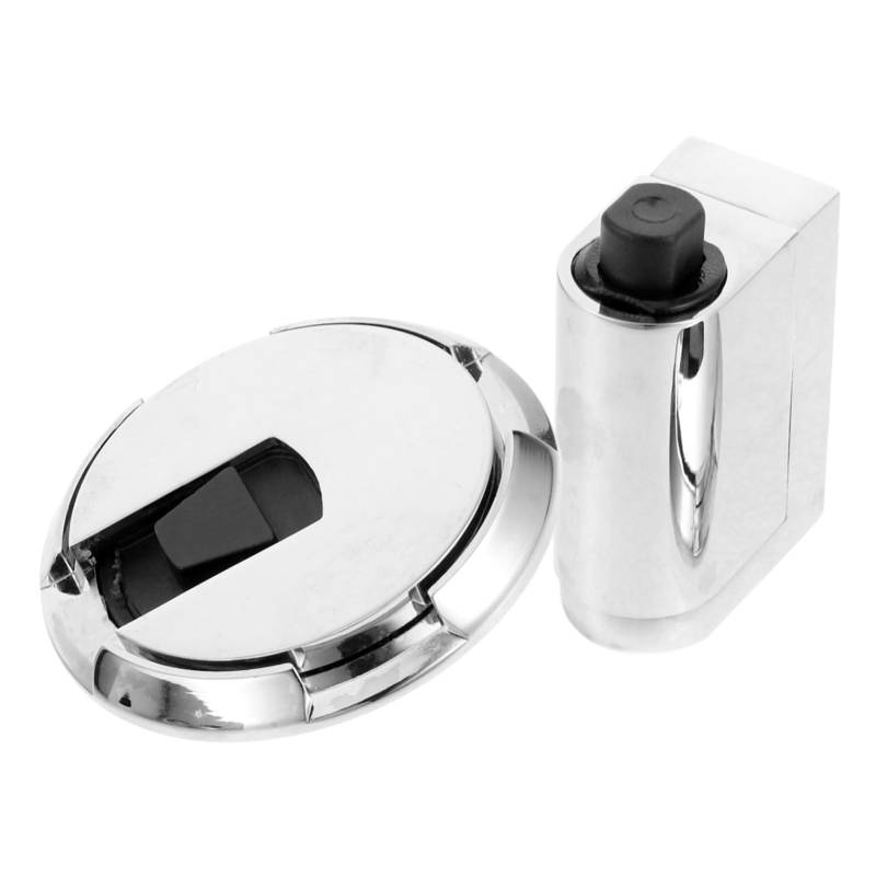 VILLCASE Türstopper Türkeilstopper Türkeilschutz Türblocker Stopper Für Türscharniere Türkeil-stopper- Silver Zinklegierung von VILLCASE