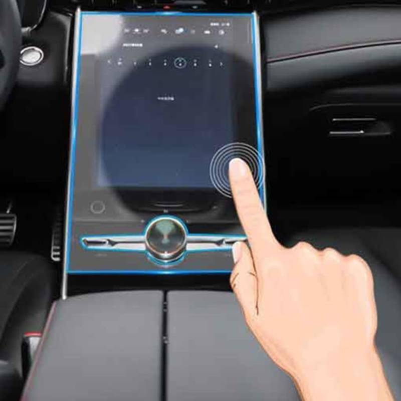 VINCTV 19,4 Zoll Kompatibel Mit MG Für Marvel R Für Electric 2021 2022 GPS-Navigation Gehärtetes Glas Displayschutzfolie Auto-Displayschutzfolie Navigation Schutzfolie von VINCTV