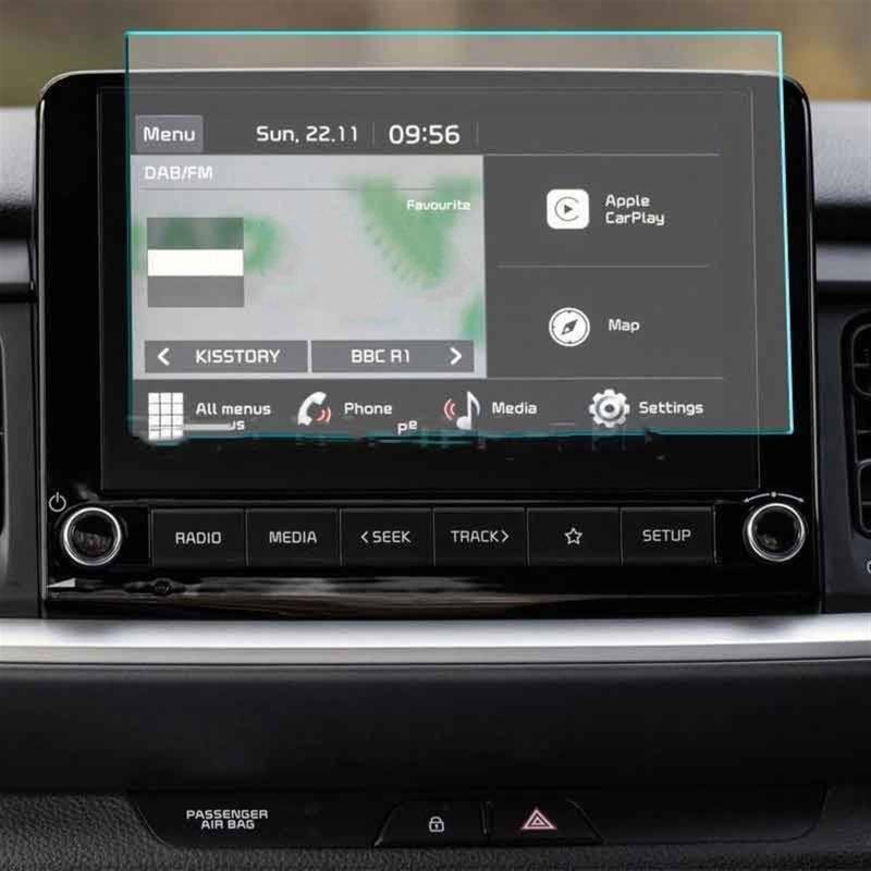 VINCTV 8 Zoll Kompatibel Mit K&ia Für Stonic 2021 2022 Auto Infotainment Radio GPS Navigation Mediensystem Displayschutzfolie Gehärtetes Glas Navigation Schutzfolie von VINCTV