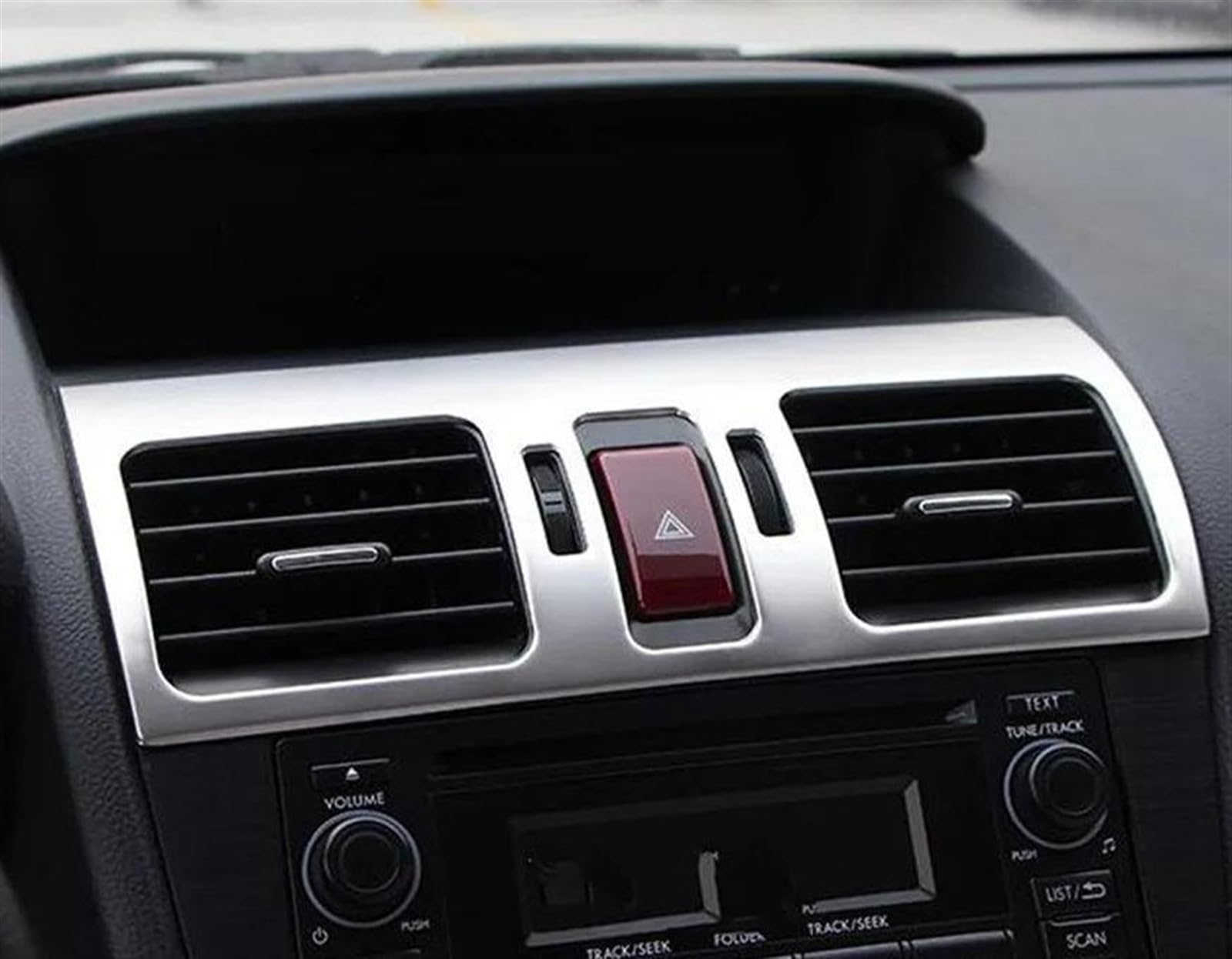 VINCTV Auto Air Klimaanlage Vent Kompatibel Mit Subaru Für Forester 2013 2014 2015 2016 2017 2018 Autozubehör Schalter Vent Outlet Air Condition Panel Control Trim Frame(2013-2015) von VINCTV