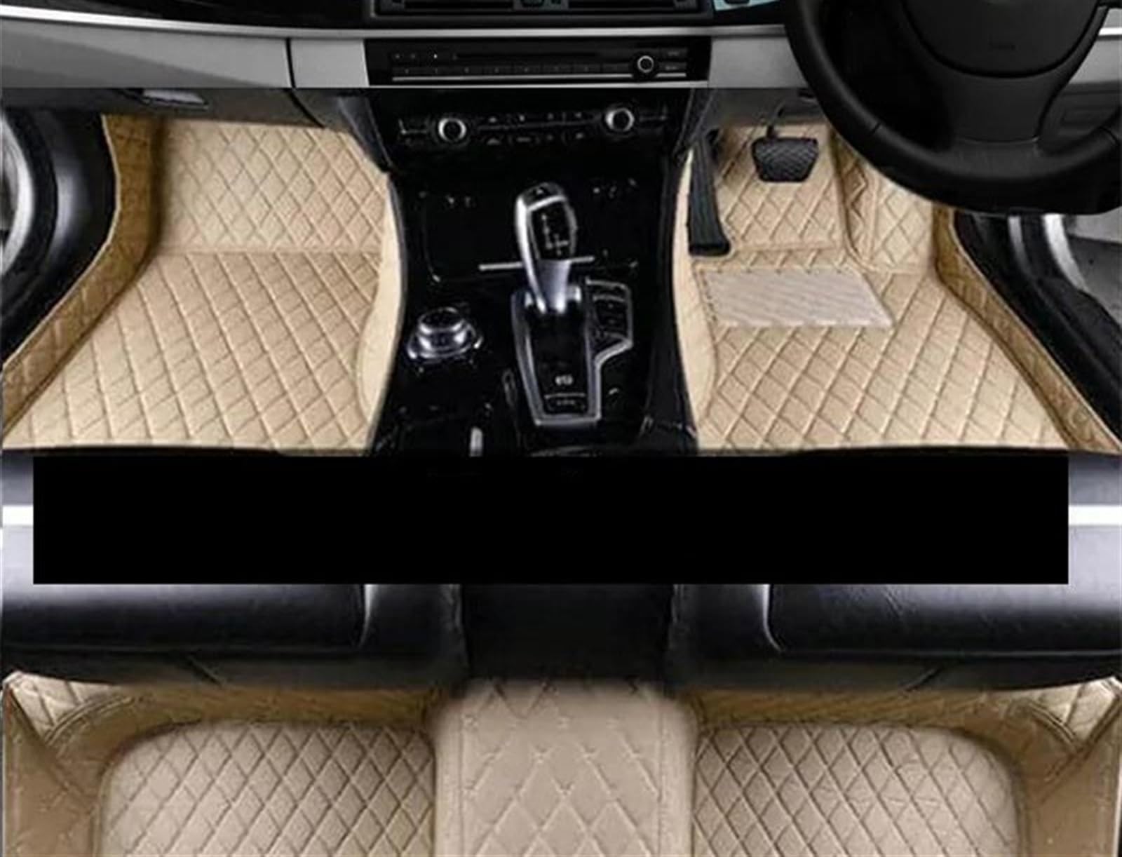 VINCTV Auto Fußmatten Teppich Kompatibel Mit Amarok 2010~2022 2018 2019 2020 2021 Automatten Bodenteppich Auto-Innenteile Teppich Luxus-Pad Komplettset Autozubehör(RHD,2) von VINCTV