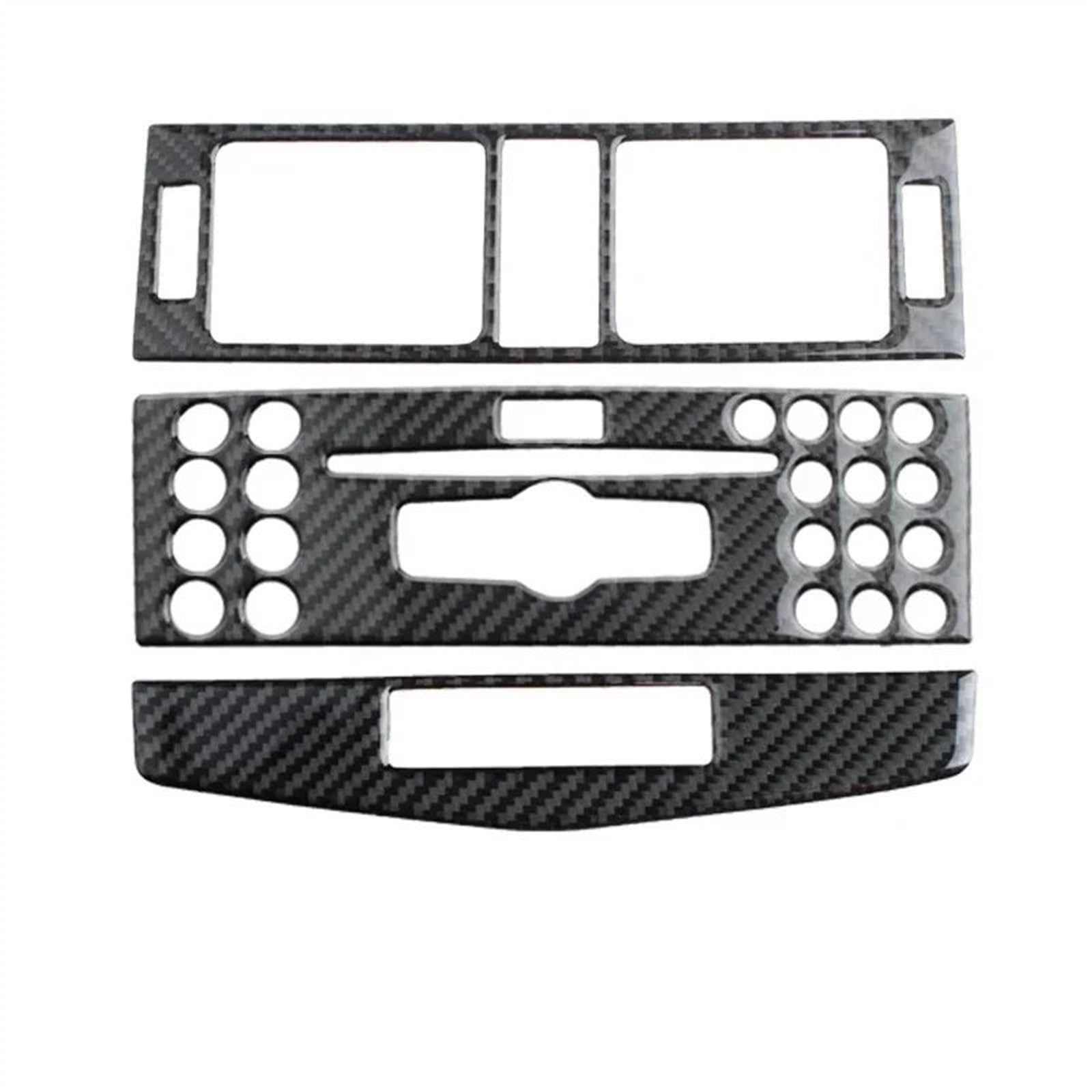 VINCTV CD Panel Aufkleber Kompatibel Mit Benz Für W204 2007 2008 2009 2010 Auto-Innenraum-Klimaanlage CD-Steuerung Dekorativer Rahmen Auto-CD-Panel Dekorative Abdeckung(B) von VINCTV