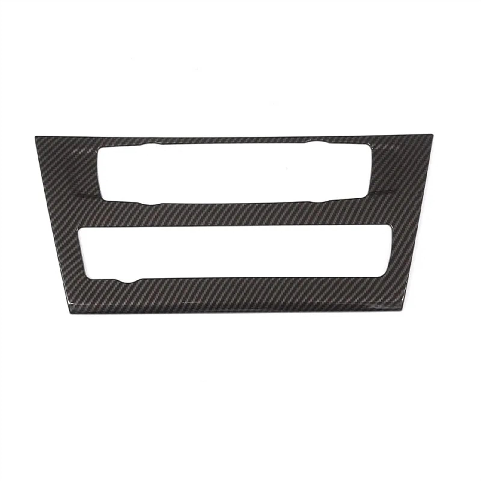 VINCTV CD Panel Aufkleber Kompatibel Mit X4 F26 2011 2012 2013 2014 2015 2016 2017 Autoinnenraumklimaanlage CD-Steuerung Dekorrahmen Autozubehör(Carbon Fiber) von VINCTV