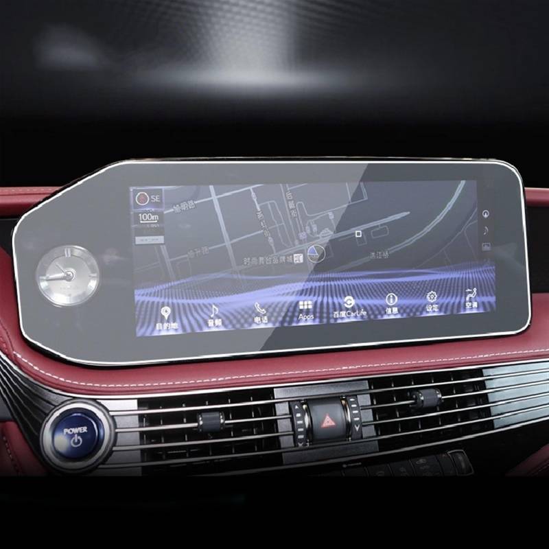 VINCTV Kompatibel Mit Lexus Für LS 500 2021 2020 2023, Auto-GPS-Navigation, Schutzfolie, LCD-Bildschirm, TPU-Folie, Displayschutzfolie, Transparente Folie Navigation Schutzfolie(Style B RHD) von VINCTV