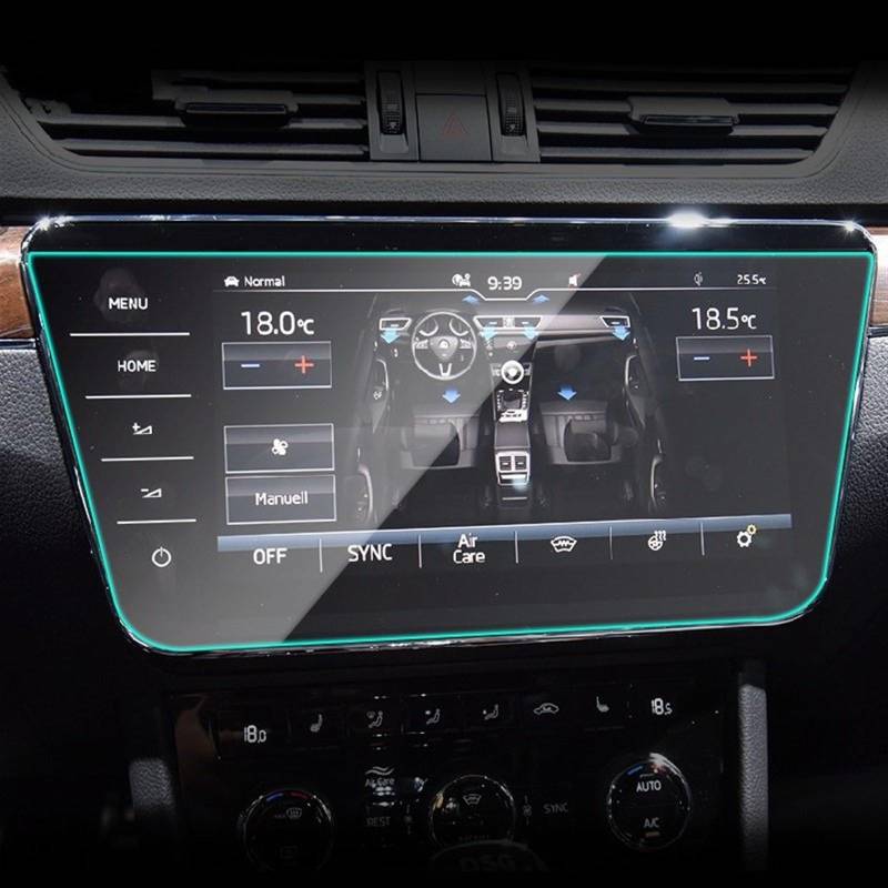 VINCTV Kompatibel Mit Skoda Für Superb 2019 2020 2021 2022 2023 Auto-GPS-Navigations-Schutzfolie LCD-Bildschirm TPU-Folie Displayschutzfolie 9,2 Zoll Navigation Schutzfolie(9.2 Inch 1PCS) von VINCTV