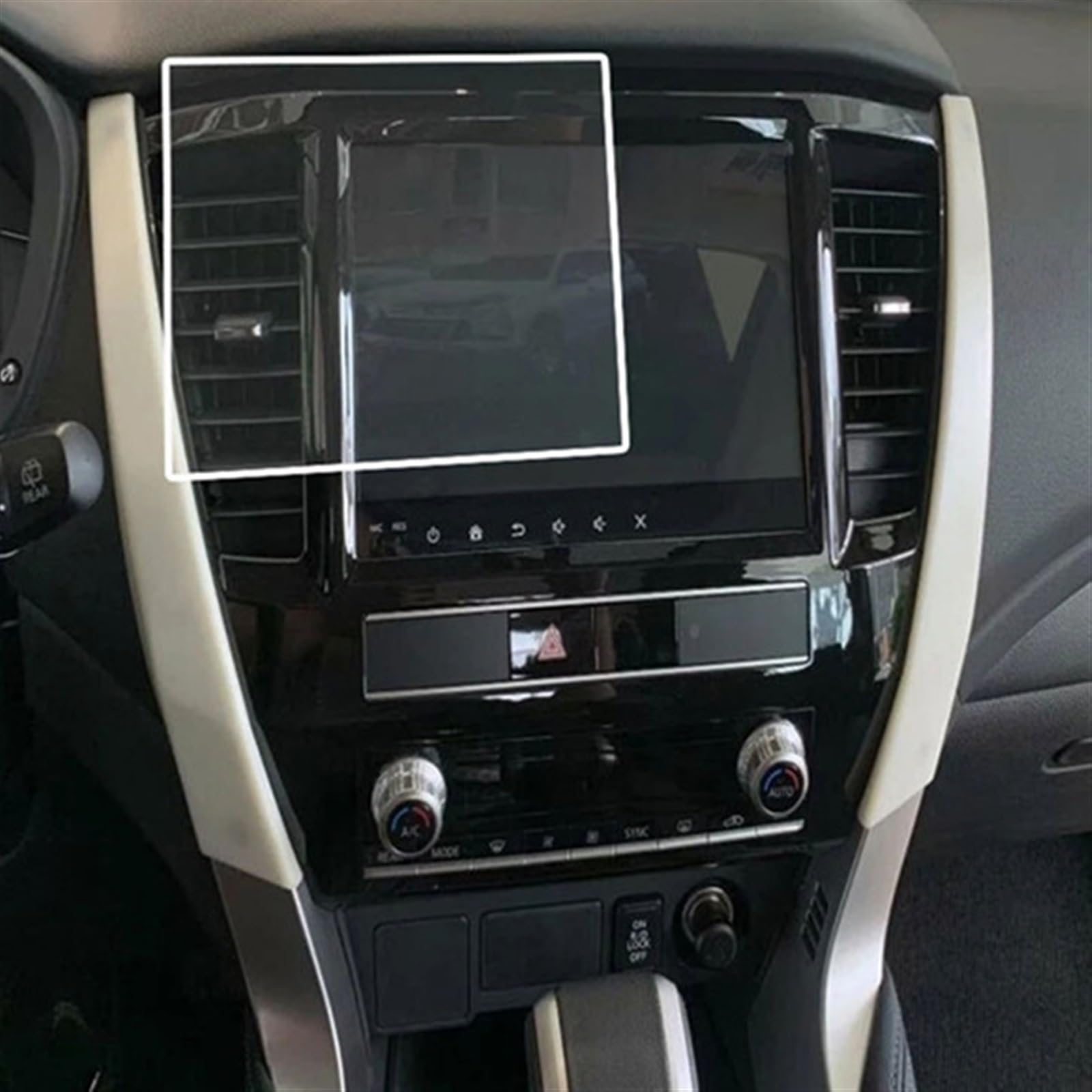 VINCTV Kompatibel mit Mitsubishi für Montero für Sport 2022 8 Zoll Autoradio GPS-Navigation gehärtetes Glas Displayschutzfolie Innenraum Navigation Schutzfolie von VINCTV