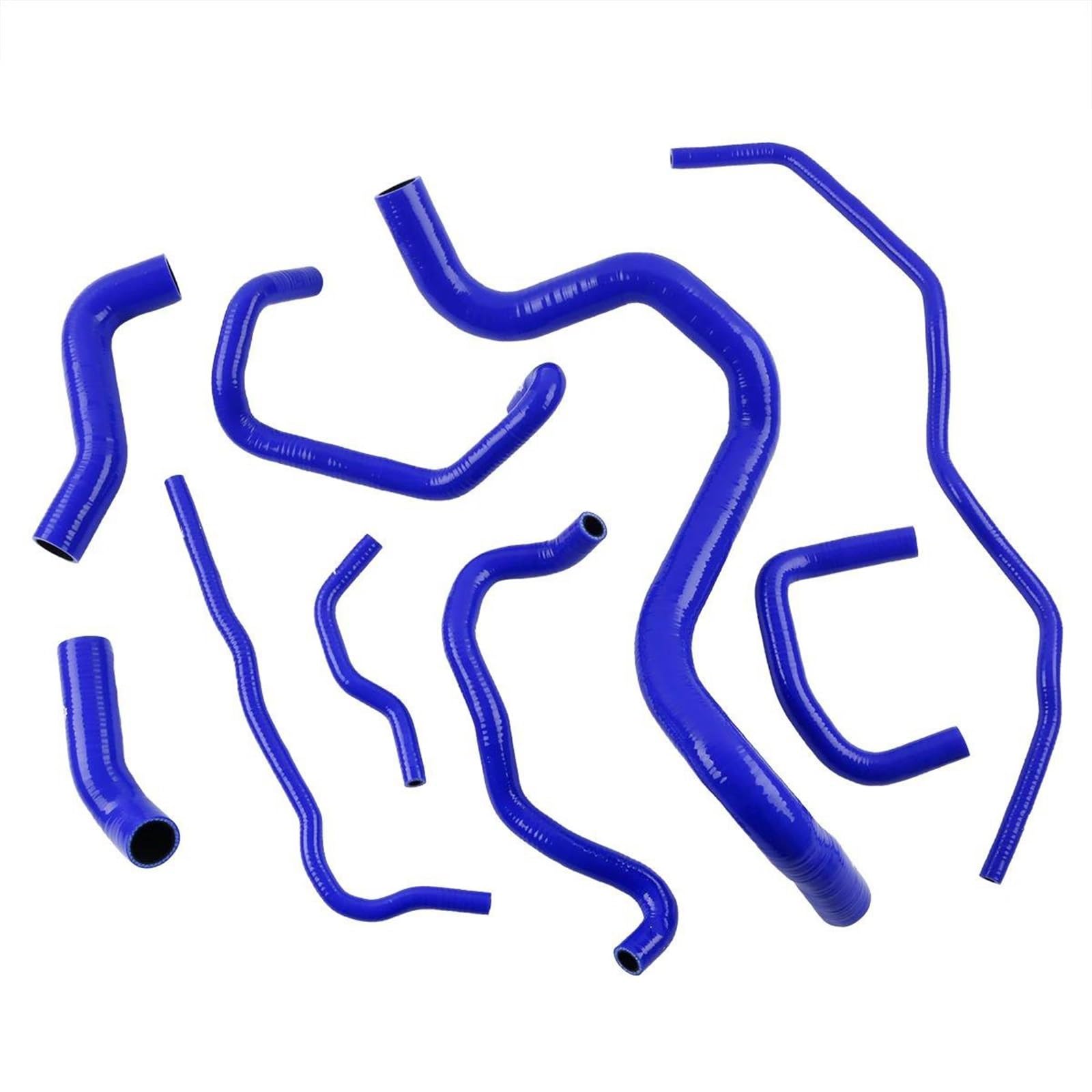VINCTV Kühlmittelschläuche Kompatibel Mit VW Für Golf Für GTI MK4 Für J&etta GLI 1.8T 20V 2000 2001 2002 2003 2004 2005 2006 Autoteile Silikon-Kühlmittelschlauch-Set(Blue) von VINCTV