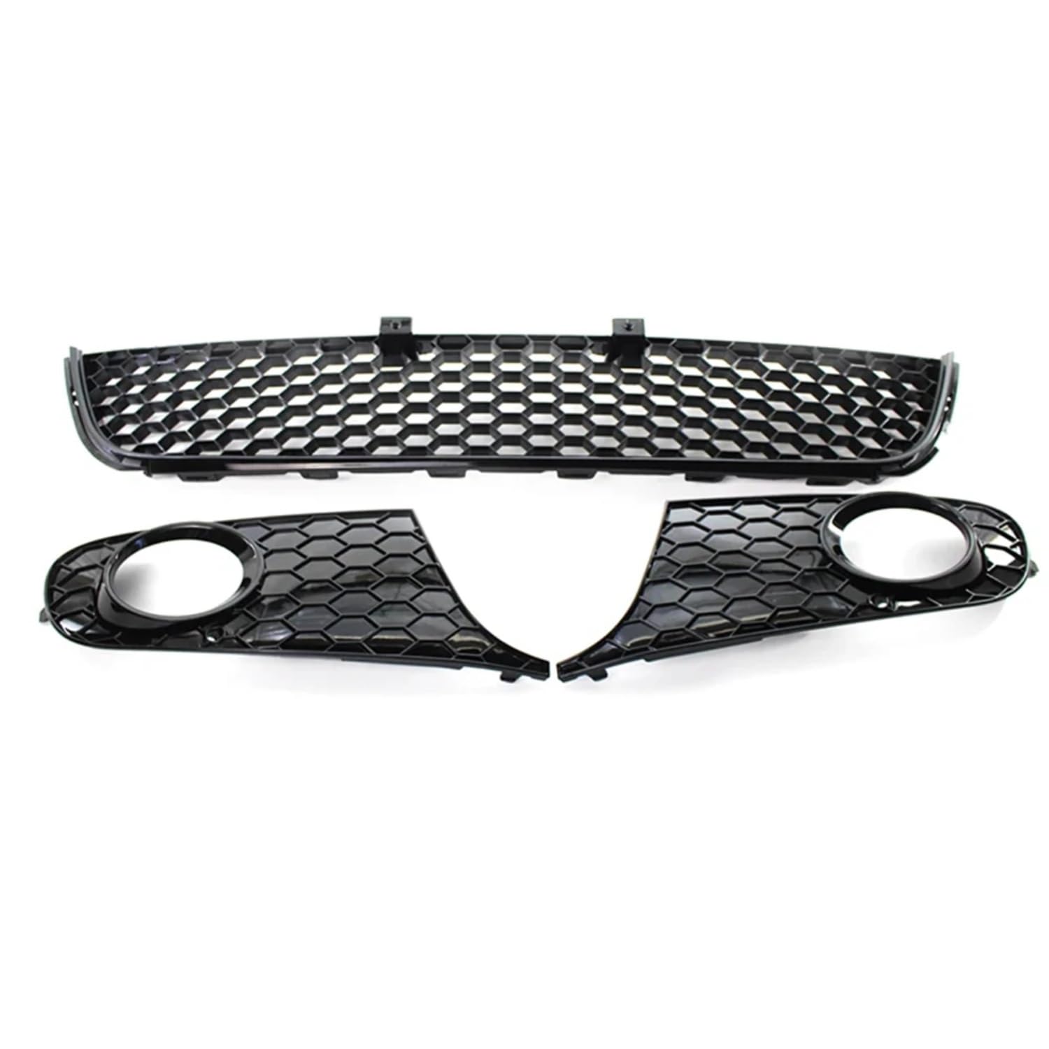 VINCTV Nebelscheinwerfergitter Kompatibel Mit Vw Für Golf MK6 2009 2010 2011 2012 2013 Honeycomb Mesh Car Front Bumper Lower Fog Light Vent Grille Case von VINCTV