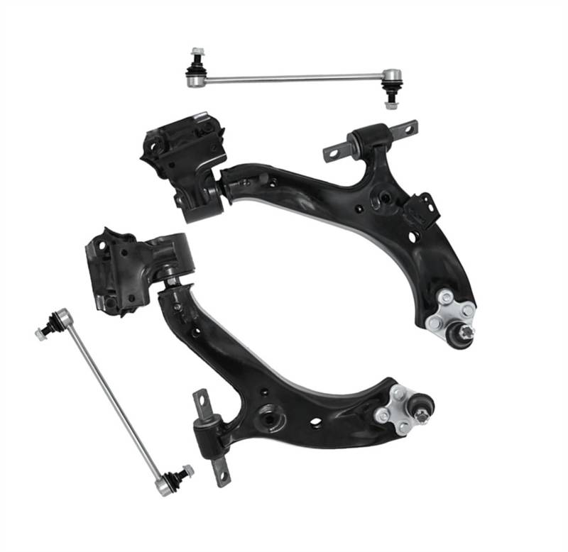 VINCTV Querlenker Auto Kompatibel Mit CR-V 2012 2013 2014 51350T0AA02 51360T0AA02 Vorderradaufhängungssatz Querlenker Kugelgelenke Stabilisatorverbindungen Satz Autozubehör von VINCTV