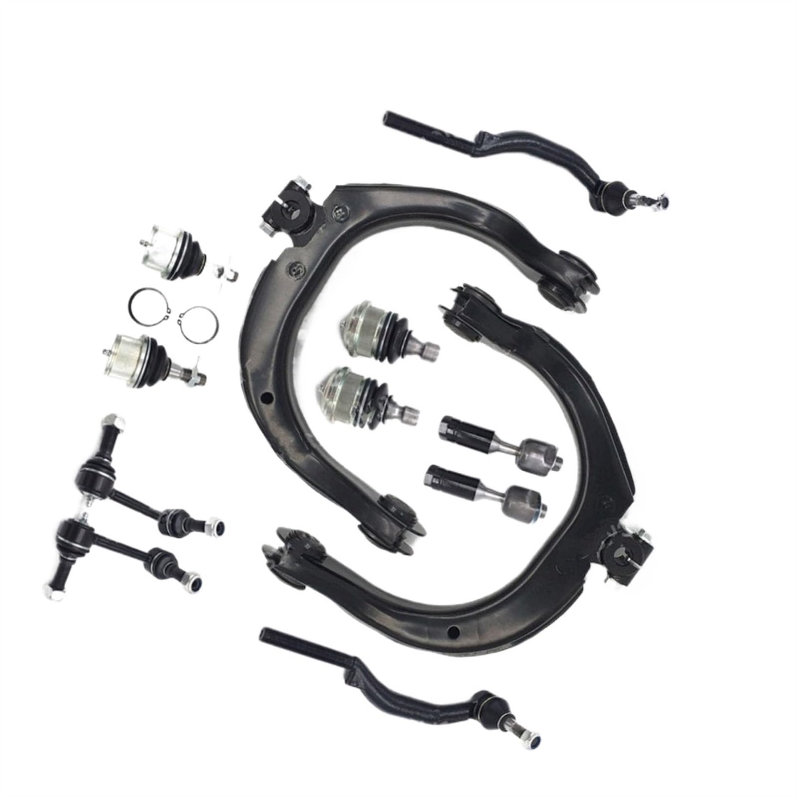 VINCTV Querlenker Auto Kompatibel Mit Chevrolet Für Trailblazer 2004 2005 2006 2007 Für SSR 25786774 25786775 Front Upper Control Arm Spurstangensätze Aufhängungsquerlenker von VINCTV