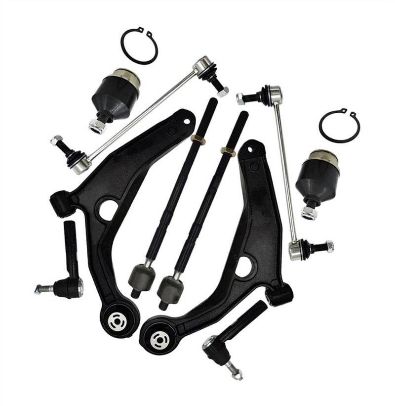 VINCTV Querlenker Auto Kompatibel Mit Dodge Für Journey 2009 2010 2011–2013 2014 2015 Vorderer Unterer Querlenker, Spurstangenkopf, Kugelgelenk, Stabilisator-Endverbindung. von VINCTV