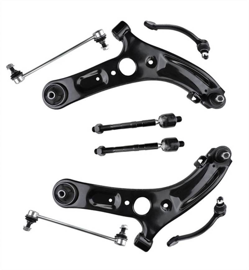 VINCTV Querlenker Auto Kompatibel Mit Hyundai Für Elantra 2011 2012 2013 Für Veloster 2012-2017 Vorderer Unterer Querlenker, Stabilisator, Endglied, Aufhängungssatz, Autoteile von VINCTV